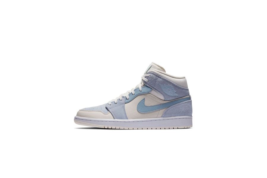 air jordan 1 mid mixed textures blue