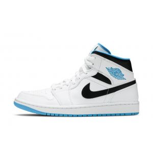 knockoff Shoes Jordan 1 Mid “Laser Blue” From CHINA