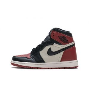 Fake Jordan 1 High 'Bred Toe' Outside