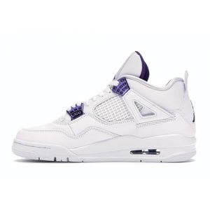 Jordan 4 'Metallic Purple' Replica (White and Purple)