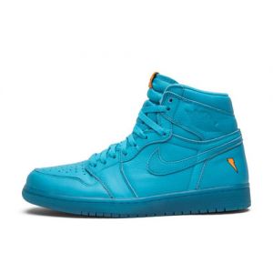 Cheap Fake Gatorade Jordan 1 High 'Blue Lagoon'