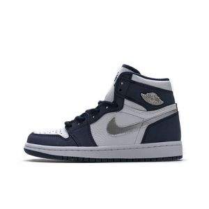 Cheap Fake Jordan 1 High COJP 'Midnight Navy' (Suitcase)