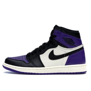 Fake Air Jordan 1 Retro High OG 'Court Purple' Outside