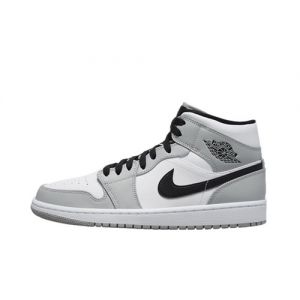 Fake Jordan 1 Mid 'Light Smoke Grey'