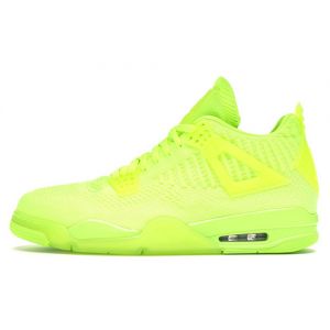 Fake Jordan 4 Flyknit 'Volt' AJ4 30th anniversary
