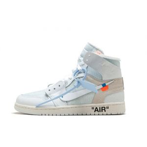 fake Jordan 1 High Off-White White shoe's Front