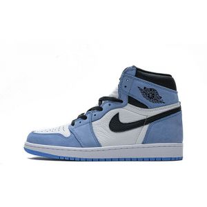 Fake Jordan 1 Retro High 'White University Blue Black'