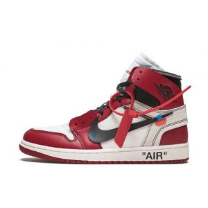 Fake Jordan 1 Retro High Off-White 'Chicago' Outside
