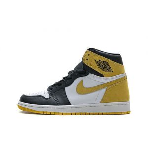 Fake Jordan 1 High 'Yellow Ochre' Outside