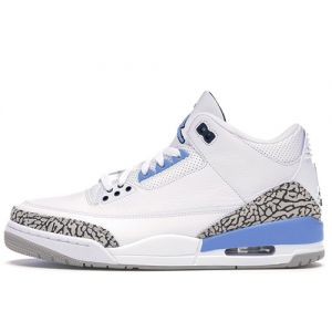 Replica Jordan 3 UNC shoe's upper