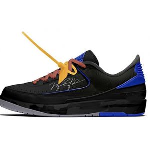 Off-White Air Jordan 2 Low 'Black' replica