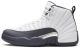 fake Jordan 12 Retro White Dark Grey outside