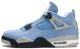 Fake Air Jordan 4 'University Blue shoe's outside