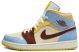 fake Jordan 1 Mid Maison Chateau Rouge shoe's outside