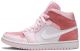 fake Jordan 1 Mid Digital Pink shoe's outside