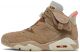 Fake Travis Scott x Air Jordan 6 'British Khaki' shoe's upper