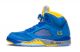 Buy Fake Jordan 5 'Laney' Blue AJ Basketball Shoes