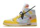 fake Off-White Jordan 1 High Yellow shoe's offical look