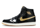 Mens Jordan 1 'Black Metallic Gold' Fake