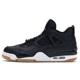 Best Fake Jordan 4 Retro 'Laser Black Gum' CI1184-001 | JordanKicks.org