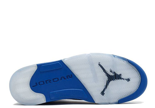 fJordan 5 Retro Blue Suede fake