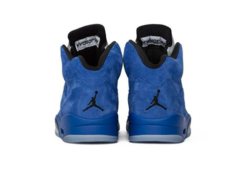 fJordan 5 Retro Blue Suede fake