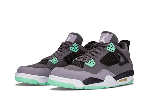fake Jordan 4 Retro Green Glow