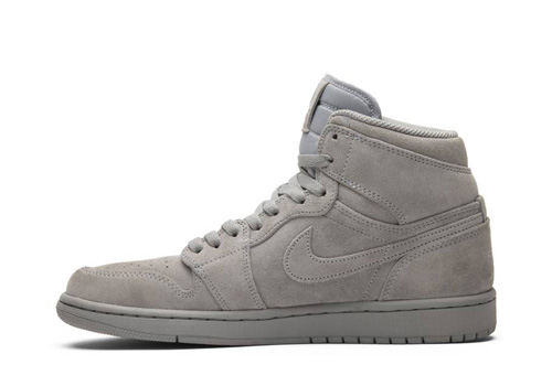 fake Jordan 1 High Grey Suede