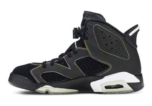 Jordan 6 Lakers fake