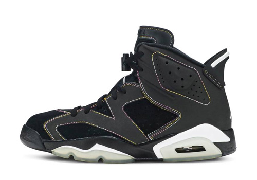 Jordan 6 Lakers fake