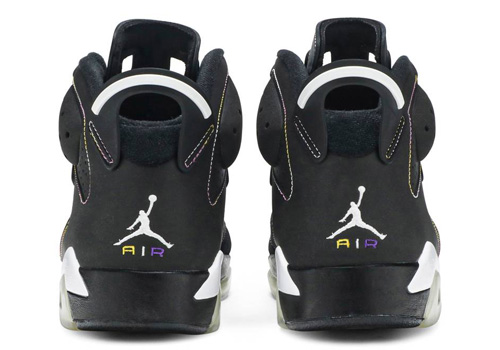 Jordan 6 Lakers fake