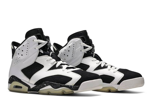 Jordan 6 Retro Oreo fake