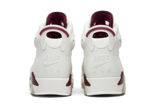 air jordan 6 maroon fake vs real