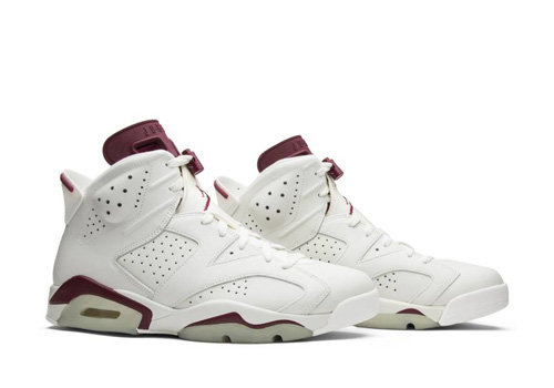 air jordan 6 maroon fake vs real