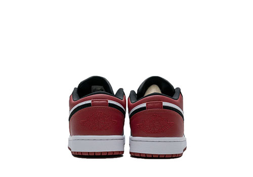 high-quality fake Jordan 1 Low Black Toe