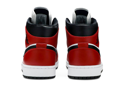 Fake Jordan 1 Mid Chicago Black Toe