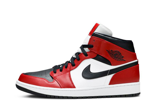 Fake Jordan 1 Mid Chicago Black Toe