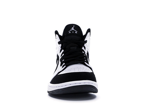 fake Jordan 1 Mid White Black