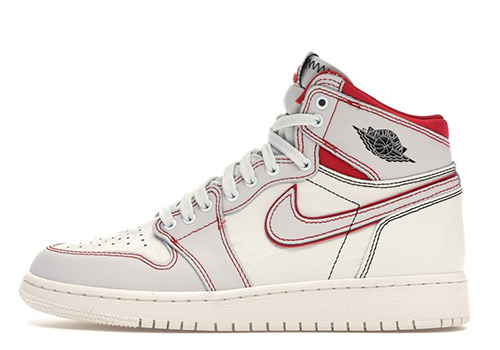 fake Jordan 1 Retro High Phantom Gym Red (GS)