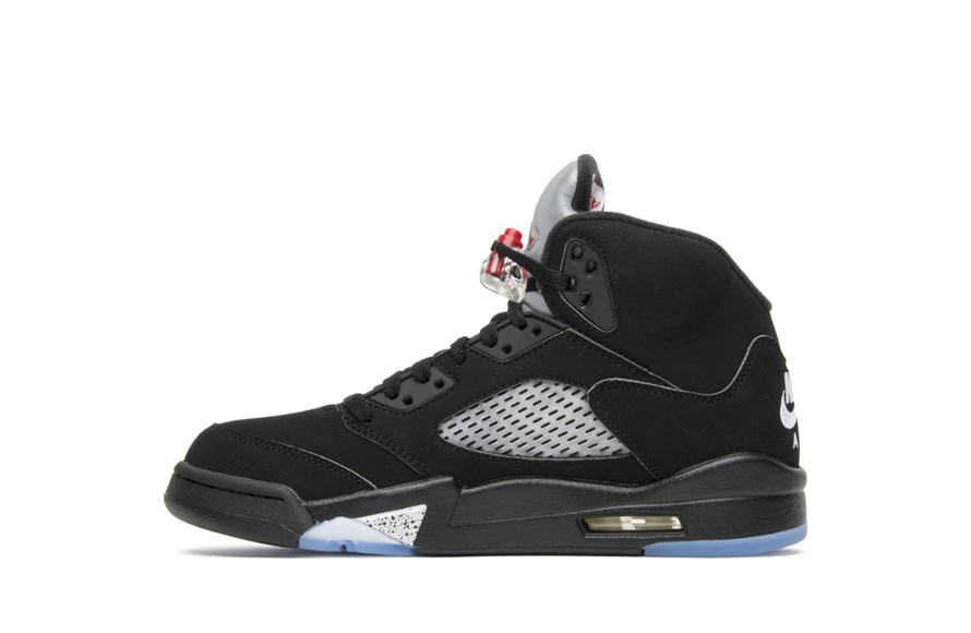 AJ 5 Black Metallic