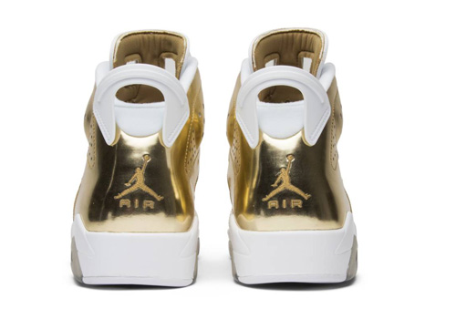 fake Jordan 6 Pinnacle Metallic Gold