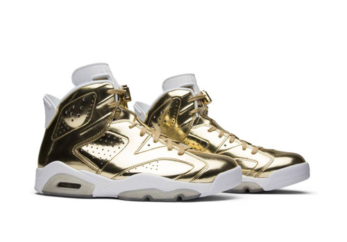 fake Jordan 6 Pinnacle Metallic Gold
