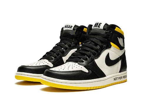 high quality fake Jordan 1 Retro High Not for Resale Varsity Maize
