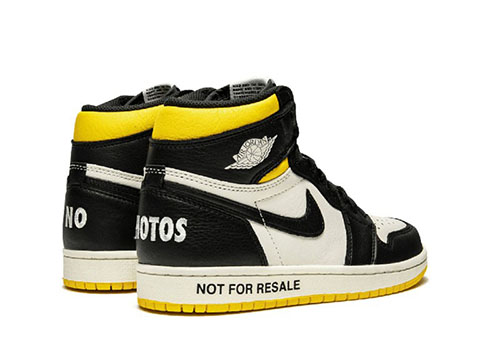 high quality fake Jordan 1 Retro High Not for Resale Varsity Maize