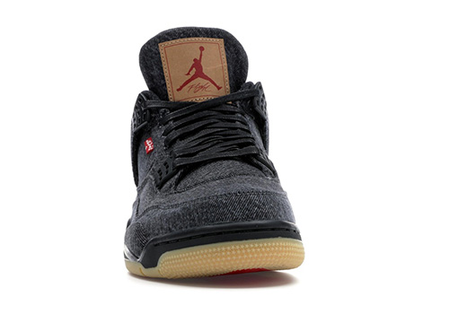 fake Jordan 4 Retro Levi's Black