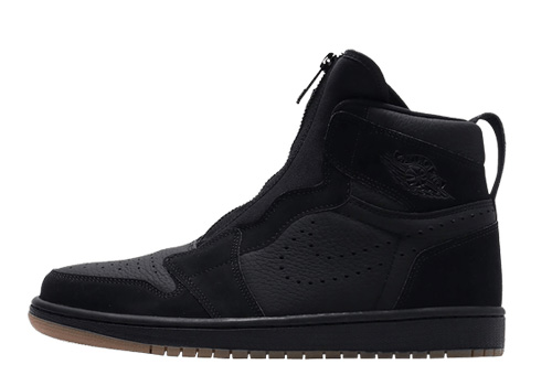 Fake Jordan 1 High Zip Black Gum