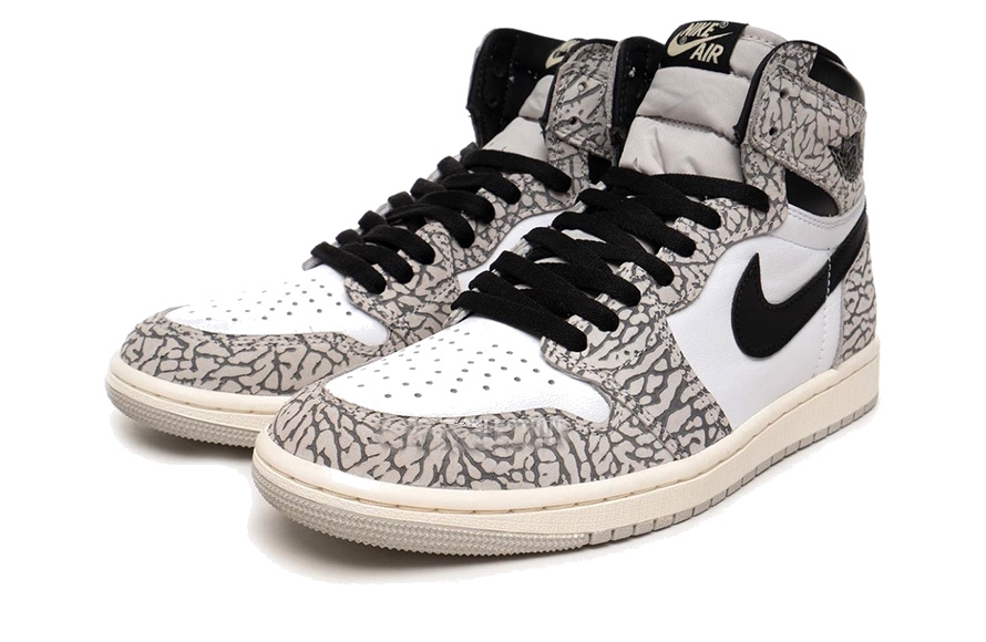 Replica Air Jordan 1 High White Cement