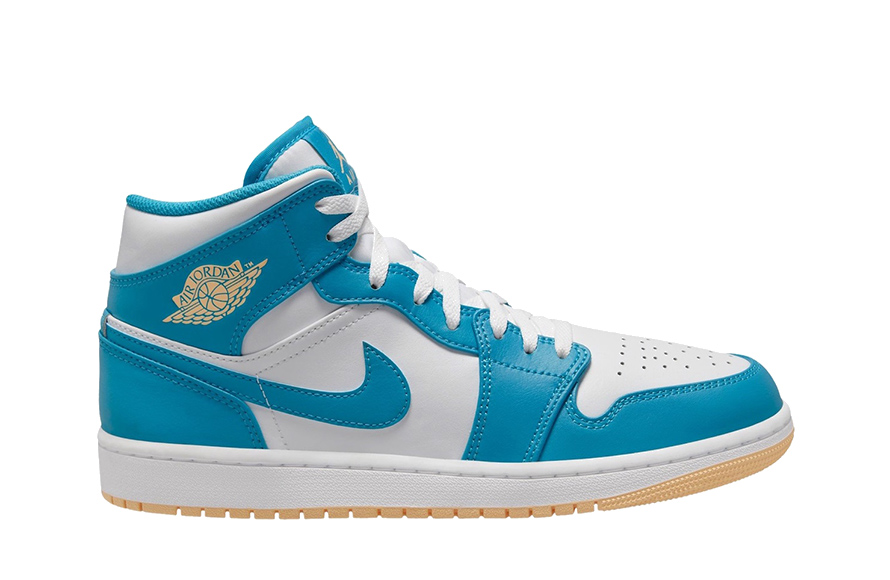 Replica Air Jordan 1 Mid Wmns Aqua White