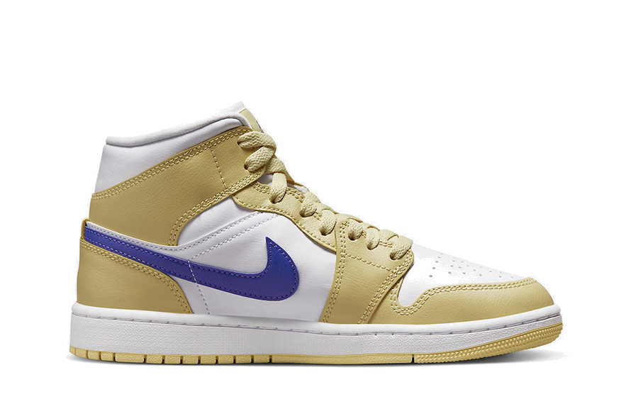 AJ1 Mid Wmns Lemon Wash