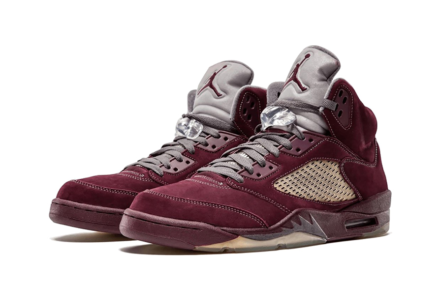 Replica Air Jordan 5 Burgundy